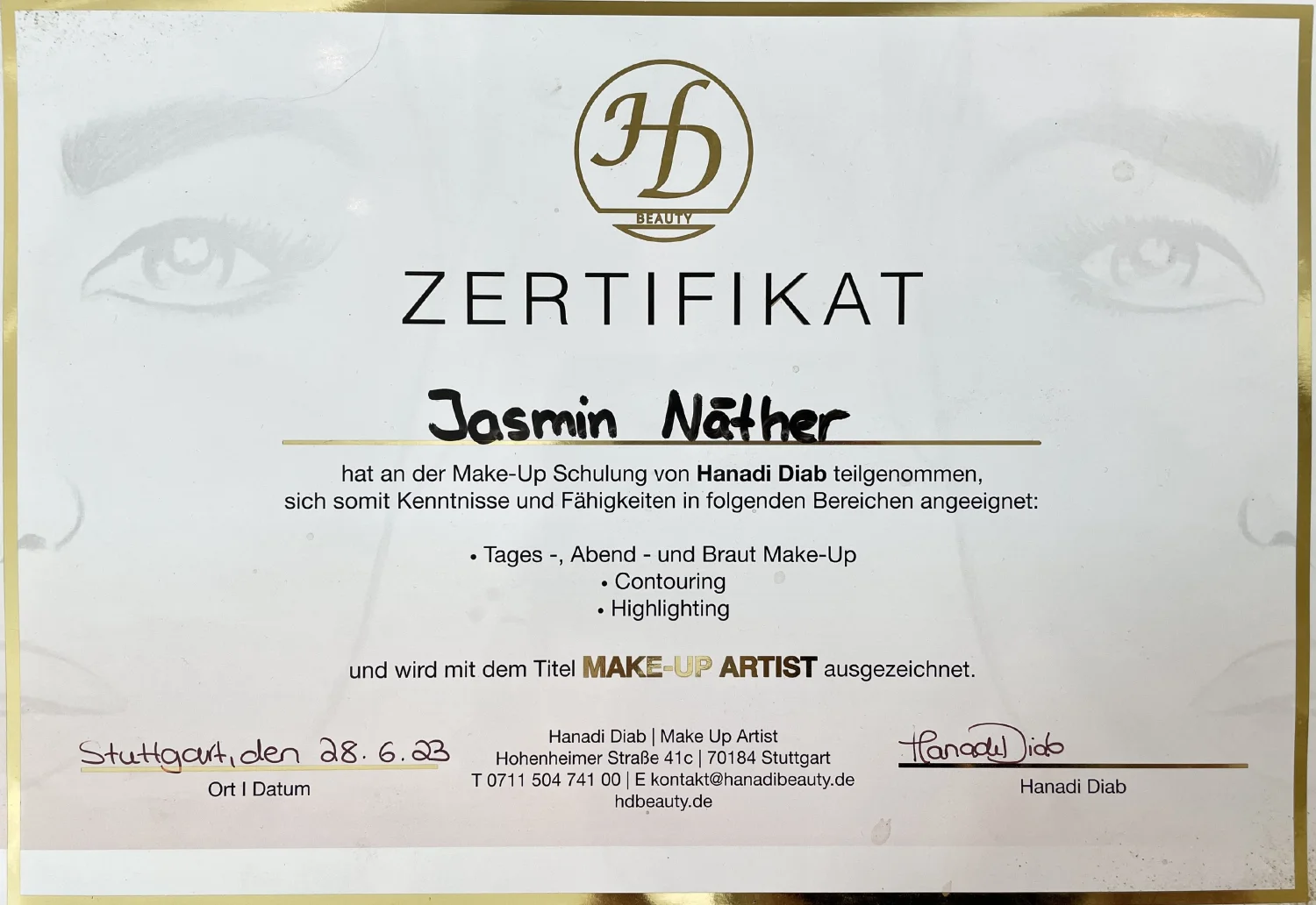 Leistungen von Permanent Make up Zittau